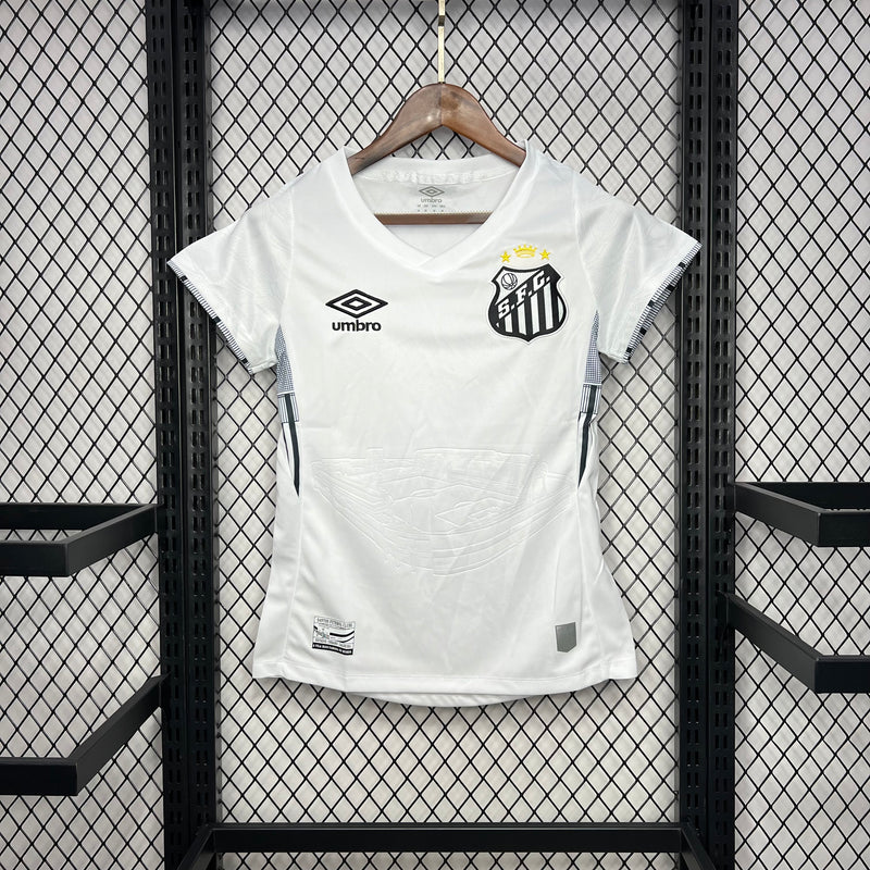 Camisa feminina Santos Home 24/25 - Versão Torcedor