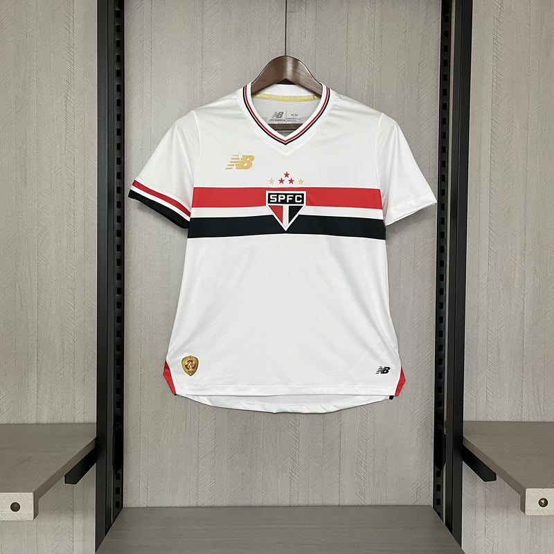 Camisa feminina São Paulo Home 25/26 - Versão Torcedor