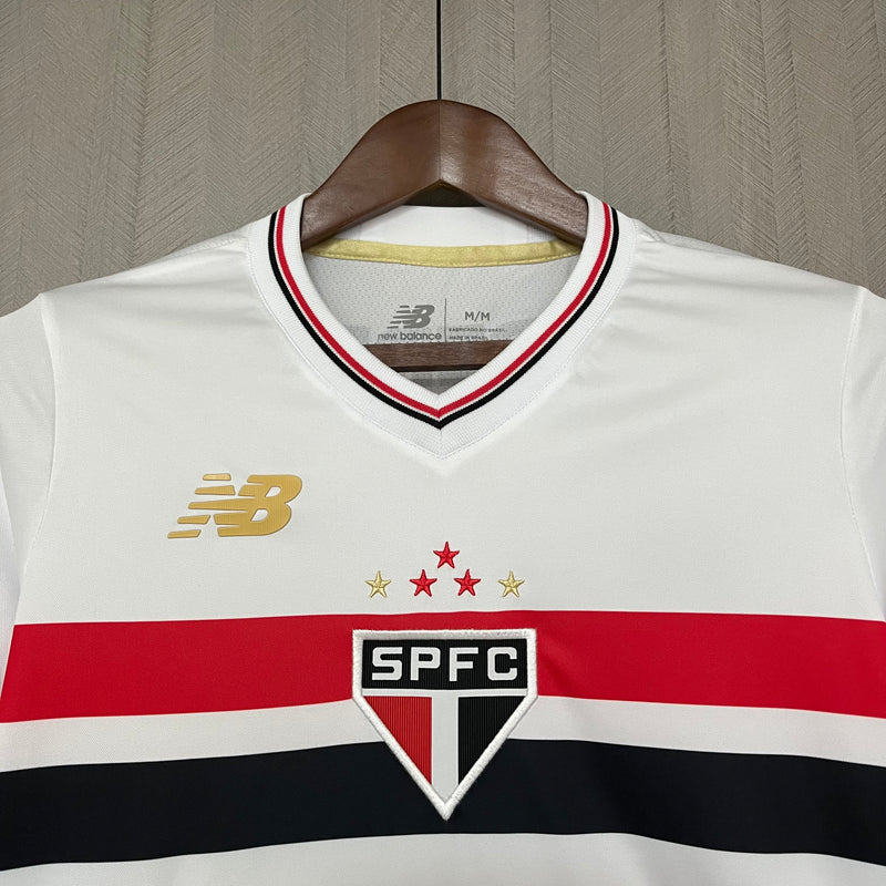 Camisa feminina São Paulo Home 25/26 - Versão Torcedor